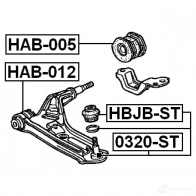 Шаровая опора FEBEST 4056111021218 545615378 N BRR9TG 0320st - Изображение 2