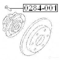 Шпилька колеса FEBEST 4056111042299 0284001 3822534 GPL71K V - Изображение 2