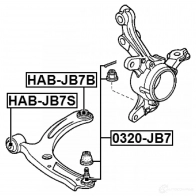 Шаровая опора FEBEST 4056111086545 PZH 7B 3822691 0320jb7 - Изображение 2