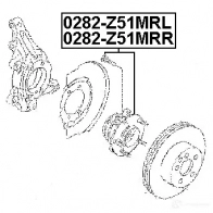 Ступица колеса FEBEST 4056111056661 3822532 420NR 8 0282z51mrr - Изображение 2