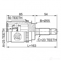 Шрус граната FEBEST 0310rd1ra50 1X OVXM 3822630 4056111035741 - Изображение 2