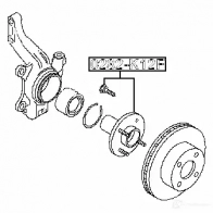 Ступица колеса FEBEST U 2V22 0282k12f 4056111105611 3822492 - Изображение 2