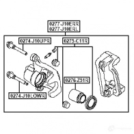 Тормозной суппорт FEBEST 0277j10err 2 DP8GY 1436947718 - Изображение 2