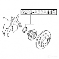 Ступица колеса FEBEST V2 5WMH 4056111020655 0282a33a44r 3822469 - Изображение 2