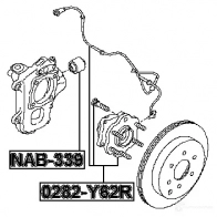 Ступица колеса FEBEST 3822523 0282y62r L78 YE1 4056111086262 - Изображение 2