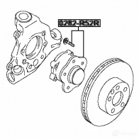 Ступица колеса FEBEST LA E5C 3822506 4056111105666 0282r52r - Изображение 2
