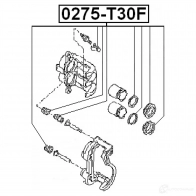 Ремкомплект суппорта FEBEST 0275t30f 3822418 L4WJJ 6Z 4056111021508 - Изображение 2