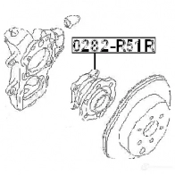 Подшипник ступицы колеса, комплект FEBEST 3822505 PI R721F 4056111023335 0282r51r - Изображение 2