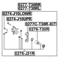 Тормозной суппорт FEBEST 0277t30rr FS33GR R 1436947712 - Изображение 2