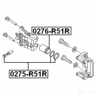Поршень тормозного суппорта FEBEST 0276r51r PV9V 1 4056111073798 3822442 - Изображение 2