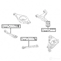 Рычаг FEBEST 0225v35l RQR 7WVI 4056111025735 3822340 - Изображение 2
