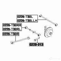 Рычаг FEBEST OPH SF0 4056111016139 3822337 0225t30rr - Изображение 2