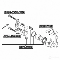 Ремкомплект суппорта FEBEST Z2O FYK2 4056111119144 0275e52r 1424942695 - Изображение 2