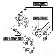 Ремкомплект суппорта FEBEST 0275ja60f 1424942697 FIM6 U 4056111107394 - Изображение 2