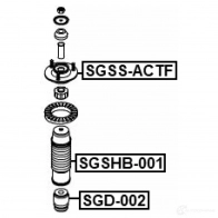 Подвеска, амортизатор FEBEST 1440024604 7363 TN SGSS-ACTF - Изображение 2