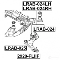 Сайлентблок FEBEST M7 UJCA 4056111066356 3827157 lrab025 - Изображение 2