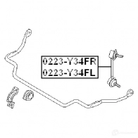 Стойка стабилизатора, тяга FEBEST 3822285 4056111033976 R 5PHW4N 0223y34fr - Изображение 2