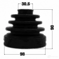Пыльник шруса FEBEST T R44W 0215ta60r 3822030 4056111098708 - Изображение 2