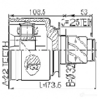 Шрус граната FEBEST 3821942 ZB XOUAS 0211fx35rh 4056111058023 - Изображение 2