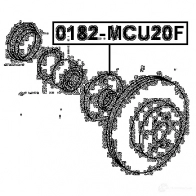 Ступица колеса FEBEST 4056111033044 0182mcu20f H4LG2 AX 3821713 - Изображение 2