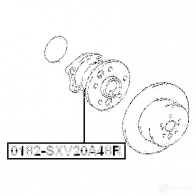 Ступица колеса FEBEST 0182sxv20a48r 4056111019567 3821722 55 A4TF - Изображение 2