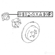 Ступица колеса FEBEST 0182sxa10r 4056111033136 118196847 NVZE9 HQ - Изображение 2