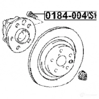 Шпилька колёсная pcs 10 FEBEST KLNPL9Y 1436947268 3MZ7 JX 0184004PCS10 - Изображение 2