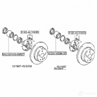 Ступица колеса FEBEST 3821687 0182acv45r 4056111105604 32 DQV - Изображение 2