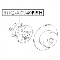 Ступица колеса FEBEST PT5WT Y 4056111019703 3821686 0182acv40rrh - Изображение 2