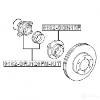 Ступица колеса FEBEST H Z9QW 0182ggn15f 1436948164 - Изображение 2
