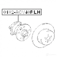 Ступица колеса FEBEST 3821685 WFLW FK 4056111019796 0182acv40rlh - Изображение 2