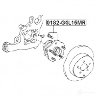 Ступица колеса FEBEST 3821696 4056111089966 0182ggl15mr BY JNHH3 - Изображение 2