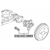 Ступица колеса FEBEST 3821704 0182kgc10rrh 69L 2EJ 4056111105772 - Изображение 2