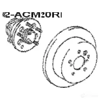 Ступица колеса FEBEST 2GRMJ 9 4056111082233 0182acm20r 3821681 - Изображение 2