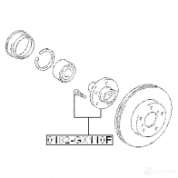 Ступица колеса FEBEST 0182gx110f 4056111061955 3821702 JU3CS Z - Изображение 2