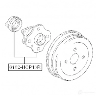 Ступица колеса FEBEST 3821716 RR 7ME 0182ncp13r 4056111020587 - Изображение 2