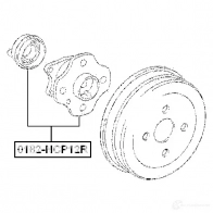 Ступица колеса FEBEST 4056111020600 OLJ6WC J 0182ncp12r 3821715 - Изображение 2
