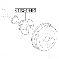Ступица колеса FEBEST 1050268708 4056111020518 0182144r YBZ5Q GQ - Изображение 2