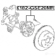 Ступица колеса FEBEST 0182gse20mr LQB0 B 4056111062358 3821701 - Изображение 2