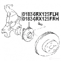 Ступица колеса FEBEST 0182grx125frh 4056111079585 2R NBSE 3821700 - Изображение 2