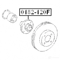 Ступица колеса FEBEST 4056111033099 1VZ EZ 0182120f 3821670 - Изображение 2