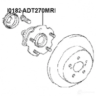 Ступица колеса FEBEST 3821691 0182adt270mr 4056111093864 NXD G1B - Изображение 2