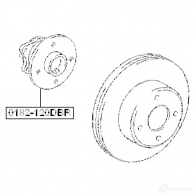 Ступица колеса FEBEST J6CW 2V 3821669 0182120dbr 4056111020556 - Изображение 2