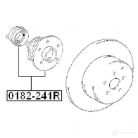Ступица колеса FEBEST 4056111020570 3821673 M8W EK5O 0182241r - Изображение 2