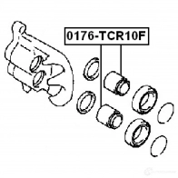 Поршень тормозного суппорта FEBEST 0176tcr10f 4056111021157 1270587716 GJ OW1X - Изображение 2