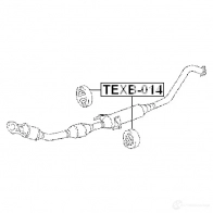 Крепление глушителя, набор FEBEST texb014 QBK 3KYK 4056111008042 3829802 - Изображение 2