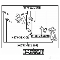 Поршень тормозного суппорта FEBEST 3821618 W2EE 8 0176mcu35r 4056111087108 - Изображение 2