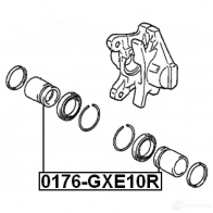 Поршень тормозного суппорта FEBEST 3821611 0176gxe10r TOEW CWQ 4056111078144 - Изображение 2