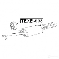 Резинка глушителя FEBEST texb008 4056111008097 3829799 K OIHQO9 - Изображение 2