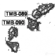 Подушка двигателя, опора FEBEST 4056111008493 1424863108 DCN 101 tmb089 - Изображение 2